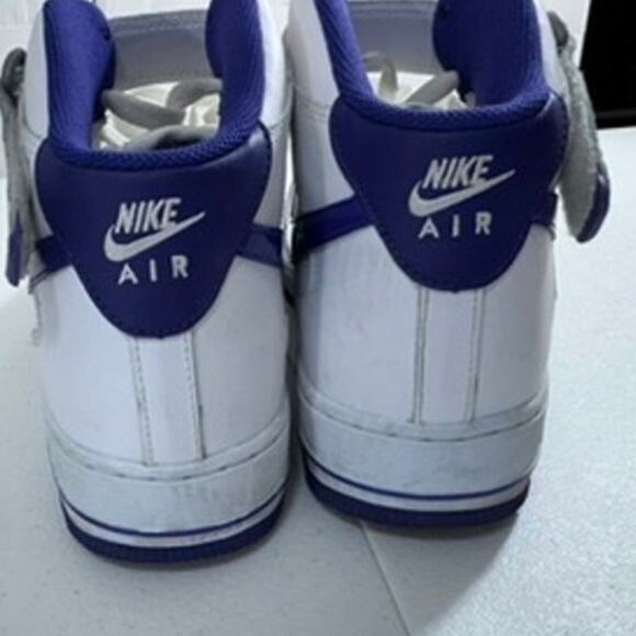 Vintage "AIR FORCE 1" IN Original Box W/Receipt from 6-16-2015, Sz 10 ,Hightop - Picture 7 of 16